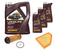 FEBI Controllo Set 8L MANNOL LONGLIFE 504/507 5W-30 Per BMW Z4 Roadster