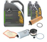 FEBI Controllo Set 8L MB 229.52 Olio Motore 5W-30 Per Mercedes-Benz GLA