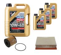 Febi Controllo Set 8L Motore Liqui Moly 10W-40 Scorrevolezza per Renault Laguna