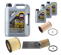 Febi Controllo Set 8L Motore Liqui Moly Top Tec 4100 5W-40 per Saab
