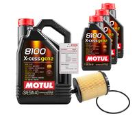 FEBI Controllo Set 8L MOTUL 8100 X-CESS 5W-40 Per Alfa Romeo Spider 2.2 JTS