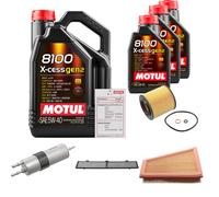 FEBI Controllo Set 8L MOTUL 8100 X-CESS 5W-40 Per BMW X1 XDRIVE20I XDRIVE28I