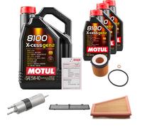FEBI Controllo Set 8L MOTUL 8100 X-CESS 5W-40 Per BMW X1 XDRIVE20I XDRIVE28I