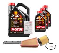 FEBI Controllo Set 8L MOTUL 8100 X-CESS 5W-40 Per BMW X1 XDRIVE20I XDRIVE28I