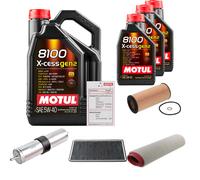 FEBI Controllo Set 8L MOTUL 8100 X-CESS 5W-40 Per BMW X5 3.0d