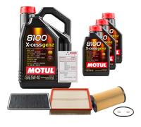 FEBI Controllo Set 8L MOTUL 8100 X-CESS 5W-40 Per BMW X5 4.4I 4.6IS