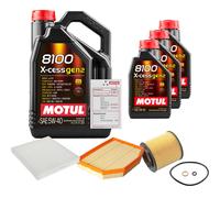FEBI Controllo Set 8L MOTUL 8100 X-CESS 5W-40 Per BMW Z4 Coupe 3.0 Si 2.5i