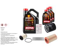 Febi Controllo Set 8L Motul 8100 x-Cess 5W-40 per Citroën Jumper Cassone