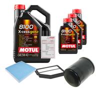 FEBI Controllo Set 8L MOTUL 8100 X-CESS 5W-40 Per Honda CR-V III 2.0I-VTEC