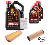 FEBI Controllo Set 8L MOTUL 8100 X-CESS 5W-40 Per Mercedes-Benz E-Klasse