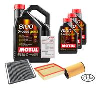 FEBI Controllo Set 8L MOTUL 8100 X-CESS 5W-40 Per Mercedes-Benz M-Klasse ML