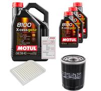 FEBI Controllo Set 8L MOTUL 8100 X-CESS 5W-40 Per Mitsubishi Outlander III
