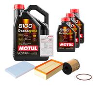 FEBI Controllo Set 8L MOTUL 8100 X-CESS 5W-40 Per Peugeot 308 CC 2.0 HDi 307