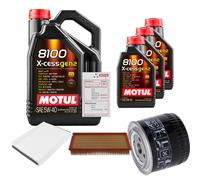 FEBI Controllo Set 8L MOTUL 8100 X-CESS 5W-40 Per Volvo C70 I Coupe