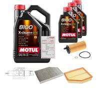 FEBI Controllo Set 8L MOTUL 8100 X-CLEAN 0W-30 Per BMW X4 XDRIVE20D