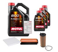 FEBI Controllo Set 8L MOTUL 8100 X-CLEAN 0W-30 Per BMW X6 M50d