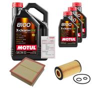 FEBI Controllo Set 8L MOTUL 8100 X-CLEAN 0W-30 Per Mercedes-Benz B-Klasse