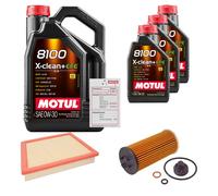 FEBI Controllo Set 8L MOTUL 8100 X-CLEAN 0W-30 Per MINI Mini One Cooper BMW