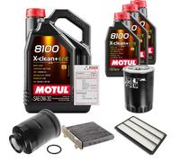 FEBI Controllo Set 8L MOTUL 8100 X-CLEAN 0W-30 Per Mitsubishi Pajero IV 3.2
