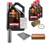 FEBI Controllo Set 8L MOTUL 8100 X-CLEAN 0W-30 Per VW Multivan VI 2.0 TDI
