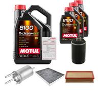 FEBI Controllo Set 8L MOTUL 8100 X-CLEAN 0W-30 Per VW Multivan VI 2.0 TSI
