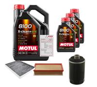 FEBI Controllo Set 8L MOTUL 8100 X-CLEAN 0W-30 Per VW Transporter V Kasten