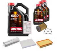 FEBI Controllo Set 8L MOTUL 8100 X-CLEAN 0W-30 Per VW Transporter VI Kasten