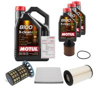 FEBI Controllo Set 8L MOTUL 8100 X-CLEAN EFE 5W-30 Per Fiat Ducato Kasten 115