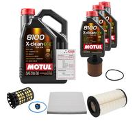 FEBI Controllo Set 8L MOTUL 8100 X-CLEAN EFE 5W-30 Per Fiat Ducato Kasten 115