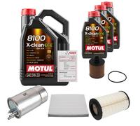 FEBI Controllo Set 8L MOTUL 8100 X-CLEAN EFE 5W-30 Per Fiat Ducato Kasten 115