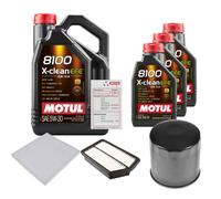 FEBI Controllo Set 8L MOTUL 8100 X-CLEAN EFE 5W-30 Per Hyundai IX35 2.0 KIA