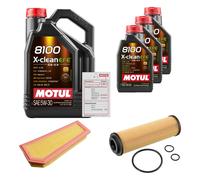 FEBI Controllo Set 8L MOTUL 8100 X-CLEAN EFE 5W-30 Per Mercedes-Benz C-Klasse