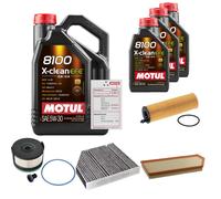 FEBI Controllo Set 8L MOTUL 8100 X-CLEAN EFE 5W-30 Per Mercedes-Benz E-Klasse
