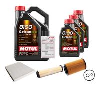 FEBI Controllo Set 8L MOTUL 8100 X-CLEAN EFE 5W-30 Per Mercedes-Benz E-Klasse