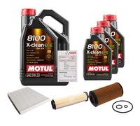 FEBI Controllo Set 8L MOTUL 8100 X-CLEAN EFE 5W-30 Per Mercedes-Benz E-Klasse