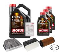 FEBI Controllo Set 8L MOTUL 8100 X-CLEAN EFE 5W-30 Per Mercedes-Benz E-Klasse