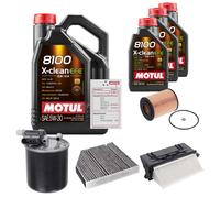 FEBI Controllo Set 8L MOTUL 8100 X-CLEAN EFE 5W-30 Per Mercedes-Benz E-Klasse
