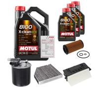 FEBI Controllo Set 8L MOTUL 8100 X-CLEAN EFE 5W-30 Per Mercedes-Benz E-Klasse