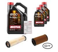FEBI Controllo Set 8L MOTUL 8100 X-CLEAN EFE 5W-30 Per Mercedes-Benz E-Klasse