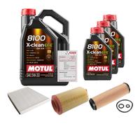 FEBI Controllo Set 8L MOTUL 8100 X-CLEAN EFE 5W-30 Per Mercedes-Benz E-Klasse