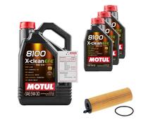 FEBI Controllo Set 8L MOTUL 8100 X-CLEAN EFE 5W-30 Per Mercedes-Benz E-Klasse