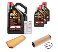 FEBI Controllo Set 8L MOTUL 8100 X-CLEAN EFE 5W-30 Per Mercedes-Benz E-Klasse