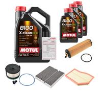 FEBI Controllo Set 8L MOTUL 8100 X-CLEAN EFE 5W-30 Per Mercedes-Benz GLA