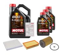 FEBI Controllo Set 8L MOTUL 8100 X-CLEAN EFE 5W-30 Per VW Multivan VI 2.0 TDI
