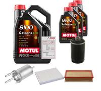 Febi Controllo Set 8L Motul 8100 x-Pulire 0W-30 per Di VW Multivan VI