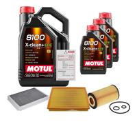 Febi Controllo Set 8L Motul 8100 x-Pulire 0W-30 per Mercedes-Benz Sprinter