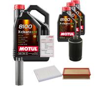 FEBI Controllo set 8L MOTUL 8100 X-PULIRE 0W-30 per VW Multivan VI 2.0 TSI