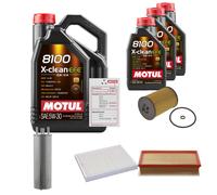 Febi Controllo Set 8L Motul 8100 x-Pulire Efe 5W-30 per Per VW Multivan (VI) 2.0