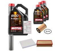 Febi Controllo Set 8L Motul 8100 x-Pulire Efe 5W-30 per VW Multivan Di V 2.0
