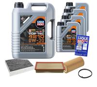Febi Controllo Set 9 L Liqui Moly Top Tec 4210 0W-30 per Audi Tt 2.0 TFSI